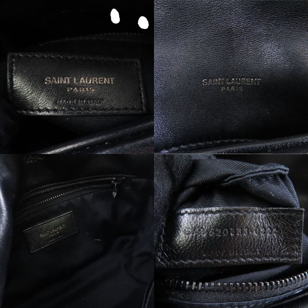 💎✨BEAUTIFUL✨💎 Authentic SAINT LAURENT YSL Leather Puffer Toy Bag Black - Picture 6 of 7